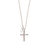 Petite Cross Pendant with Briolette in "Winds of Change" *Custom*