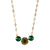 Extra Luxurious Rosette Trio Pendant in "The Green Room" *Custom*