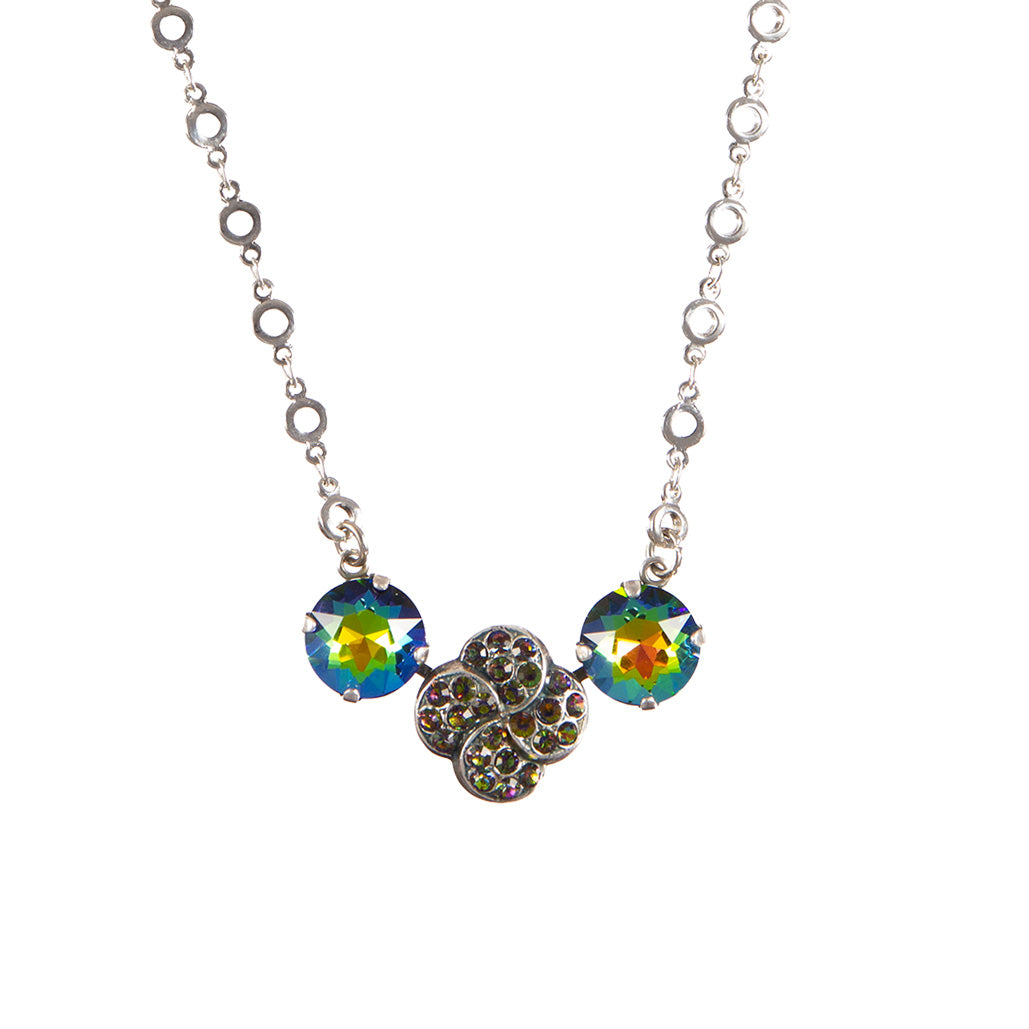 Large Quatrefoil Pendant in "Twilight Serenade" *Custom*