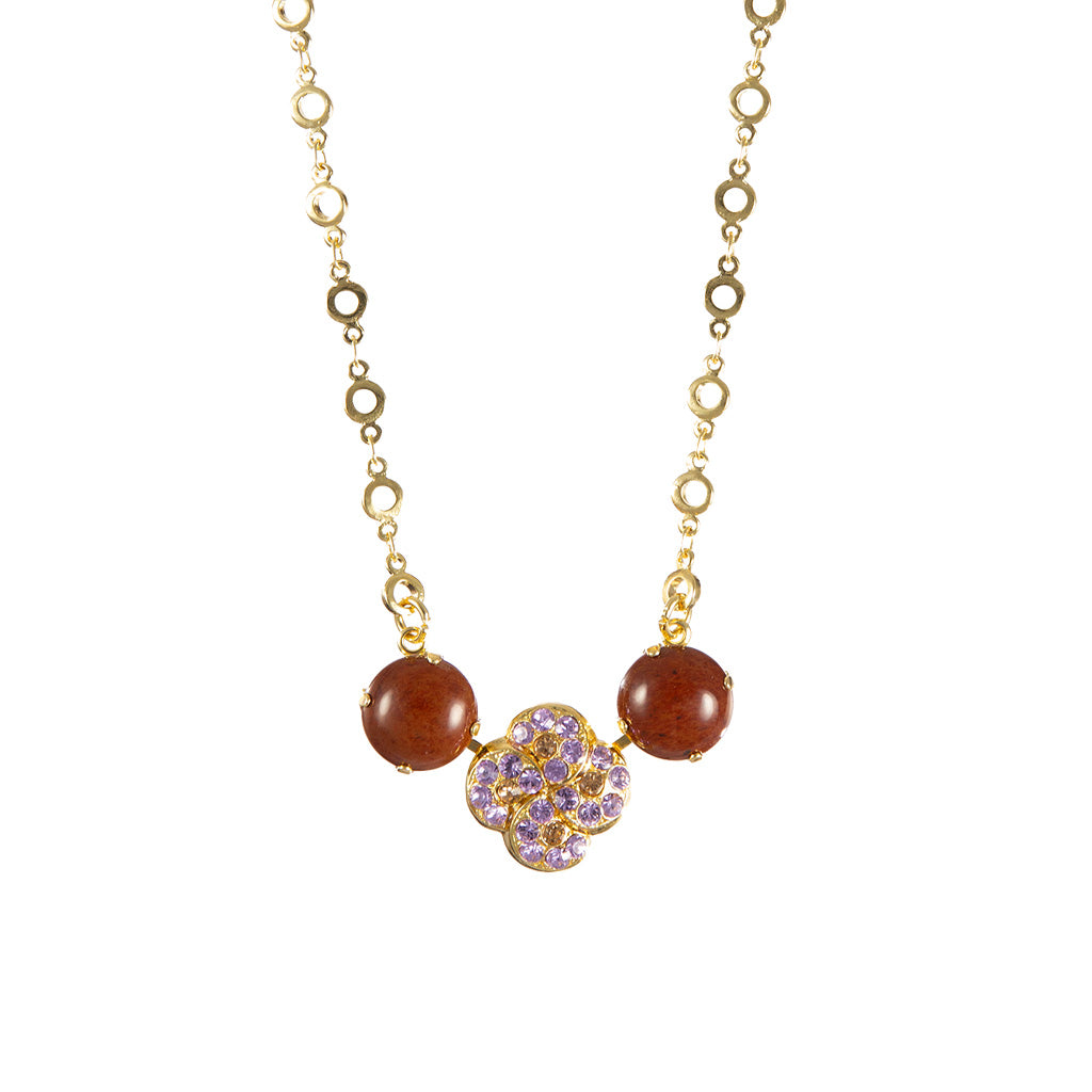 Large Quatrefoil Pendant in "Cello Solo" *Custom*