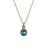 Double Round and Cushion Cut Pendant in "Forget Me Not" *Custom*