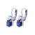 Medium Double Stone Leverback Earrings "Cascade" *Custom*