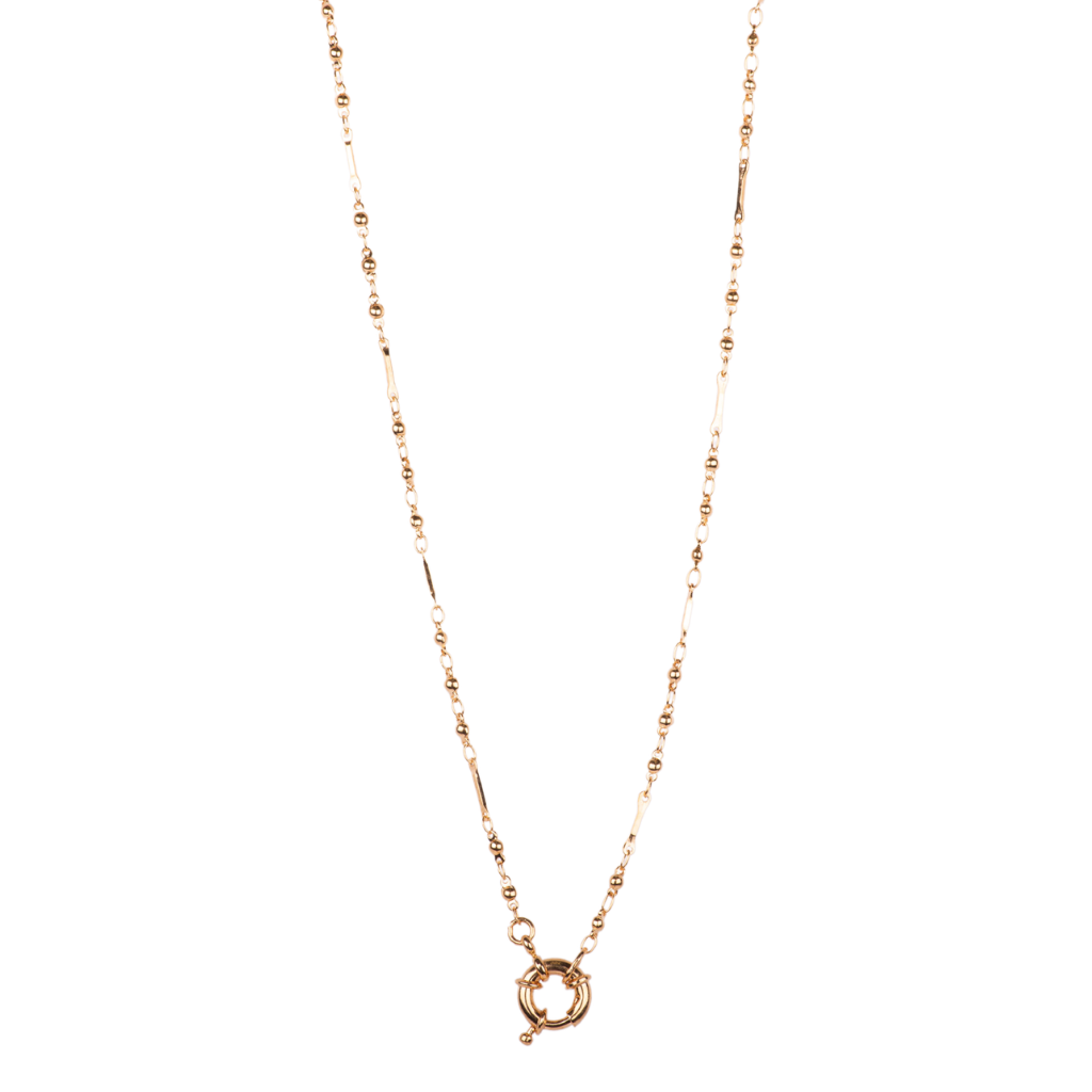 Long Spring Ring Charm Chain - Choose your Plating -