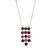 Medium Everyday Waterfall Pendant in "Cranberry Crush" *Custom*
