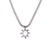 Marquise Open Pendant with Herringbone Chain in "On a Clear Day" *Custom*