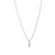 Single Stone Marquise Pendant in Sun-Kissed "Clear" - Rhodium