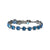 Medium Everyday Bracelet in Sun-Kissed "Ocean" - Rhodium