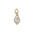 Pearl Droplet Charm - Choose Your Plating