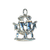 Zodiac Charms - Choose Your Symbol - Rhodium