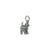 Kitten Charms - Antique Silver
