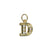 Clear Crystal Insignia Charm- Choose Your Letter - *Custom*