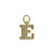 Clear Crystal Insignia Charm- Choose Your Letter - *Custom*
