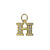 Clear Crystal Insignia Charm- Choose Your Letter - *Custom*