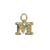 Clear Crystal Insignia Charm- Choose Your Letter - *Custom*