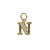 Clear Crystal Insignia Charm- Choose Your Letter - *Custom*