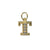 Clear Crystal Insignia Charm- Choose Your Letter - *Custom*