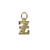 Clear Crystal Insignia Charm- Choose Your Letter - *Custom*