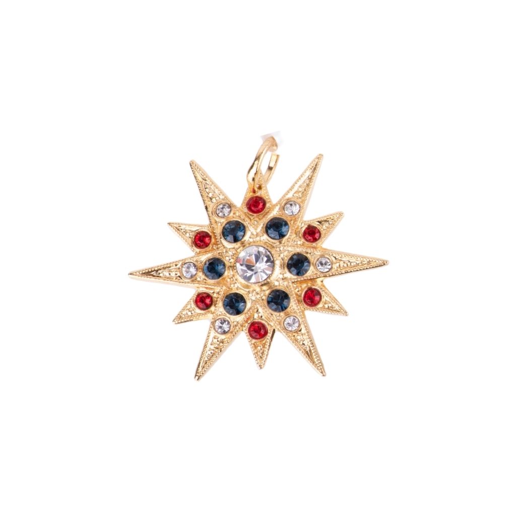 Shining Star Charm in "Americana" - Yellow Gold