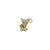 Kitten Charms - Antique Silver, Yellow Gold