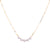 Medium Five Stone Necklace in "Pearl" *Custom*