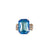 Large Emerald Cut Flower Ring in "Indigo Hour" *Custom*