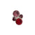 Extra Luxurious Front Close Ring in "Cranberry Crush" *Custom*