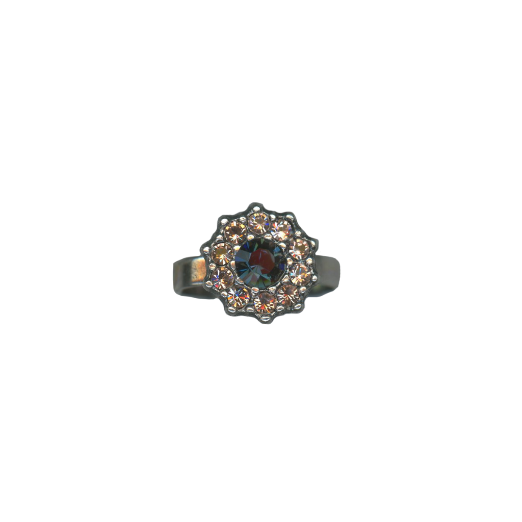 Large Rosette Ring in "Harvest Moon" *Custom*