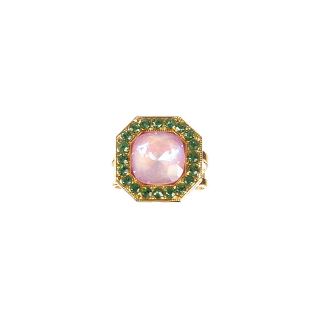 Large Cushion Halo Ring in "Lavender Mist" *Custom*