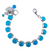 Large Round Bracelet in "Blue Quartz" *Custom*