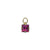 Square Charm -Choose Your Color- Yellow Gold and Rhodium