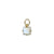 Square Charm -Choose Your Color- Yellow Gold and Rhodium