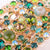 Small Flower Cluster Bracelet in "The Green Room" *Custom*