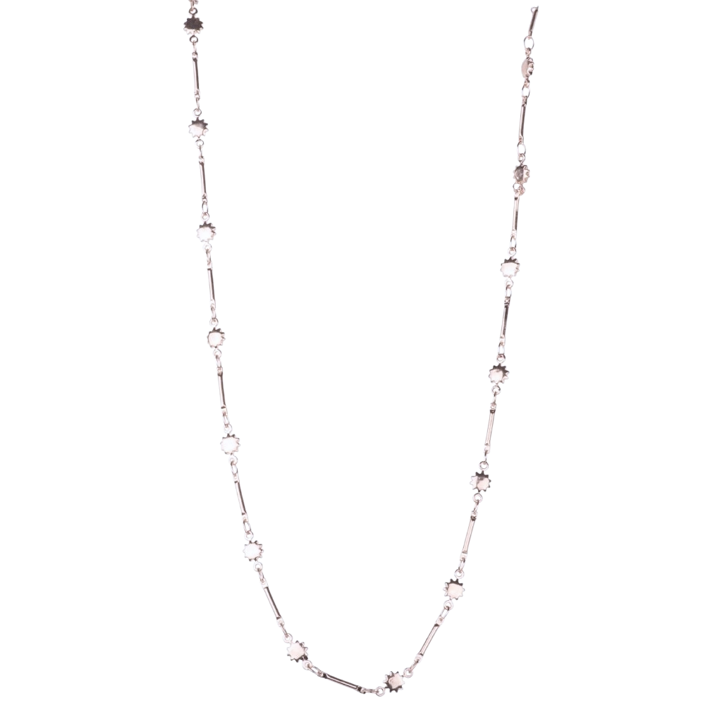 Star Chain Necklace - Rhodium
