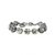 Large Rosette Bracelet in "On A Clear Day" - Rhodium