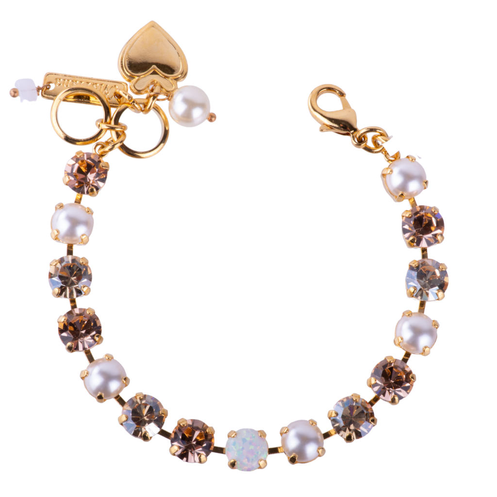 Medium Everyday Bracelet in "Cookie Dough" - Yellow Gold
