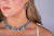 Medium Square Necklace in "Bay Blue" *Custom*