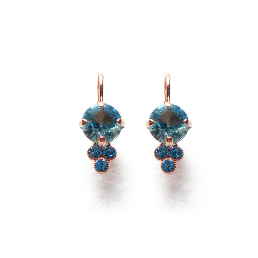 Medium Trio Cluster Earrings in "Bay Blue" *Custom*