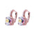Large Embellished Leverback Earrings in "Dawn" *Custom*