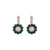 Large Rosette Leverback Earrings in "Circle of Life" *Custom*