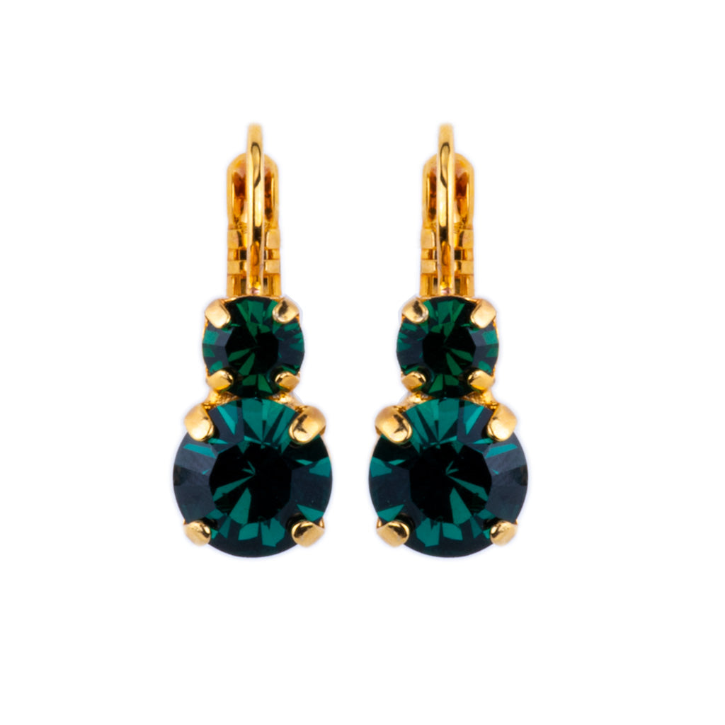 Blue & Green Spinel with EVN Stone Earrings from Black Diamonds New York