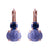 Medium Oval Classic Leverback Earrings in "Lavender Fields" *Custom*