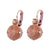 Extra Luxurious Double Stone Leverback Earrings in "Desert Rose *Custom*