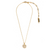 Guardian Angel Birthstone Pendant in "Ivory" - Yellow Gold