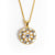 Guardian Angel Birthstone Pendant in "Ivory" - Yellow Gold