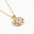 Guardian Angel Birthstone Pendant in "Ivory" - Yellow Gold