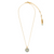 Guardian Angel Pendant "Light Blue" - Yellow Gold