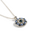 Guardian Angel Pendant "Night Sky" - Rhodium