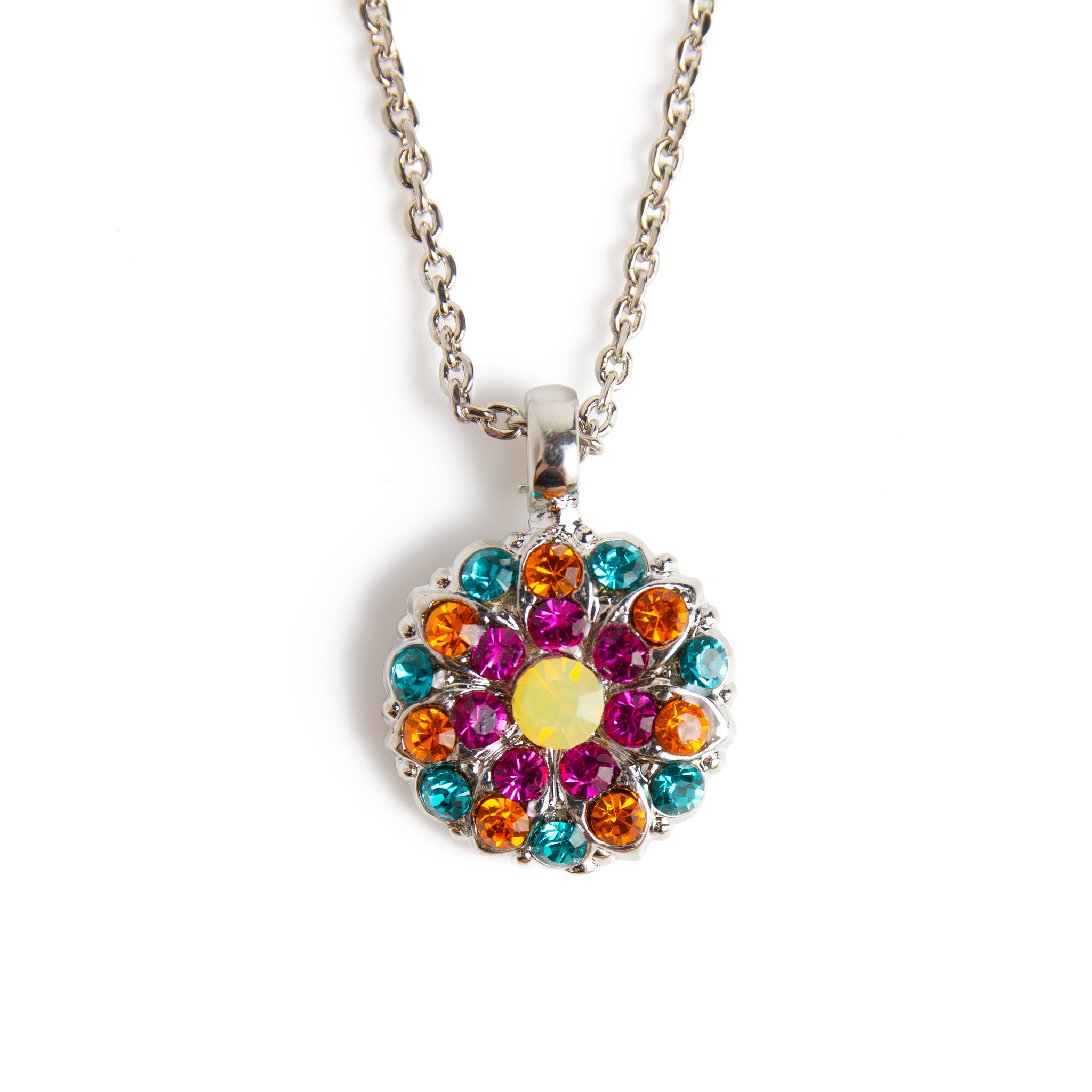 Guardian Angel Pendant in "Masai" - Rhodium