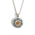 Guardian Angel Pendant "Moon Drops" - Rhodium