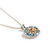 Guardian Angel Pendant "Moon Drops" - Rhodium